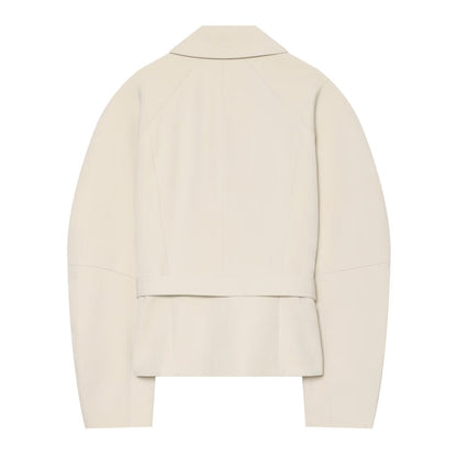 Women's with belt short skirt style jacket Coat