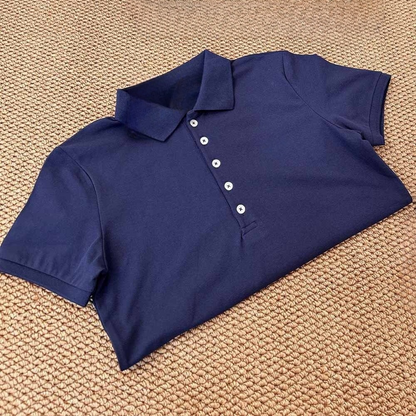 Women's new fashion cotton slim short-sleeved Polo shirt