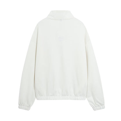 Women's casual versatile zipper sweatshirt