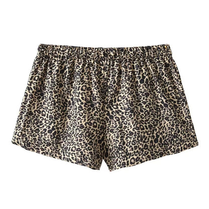Women's animal striped printed shorts
