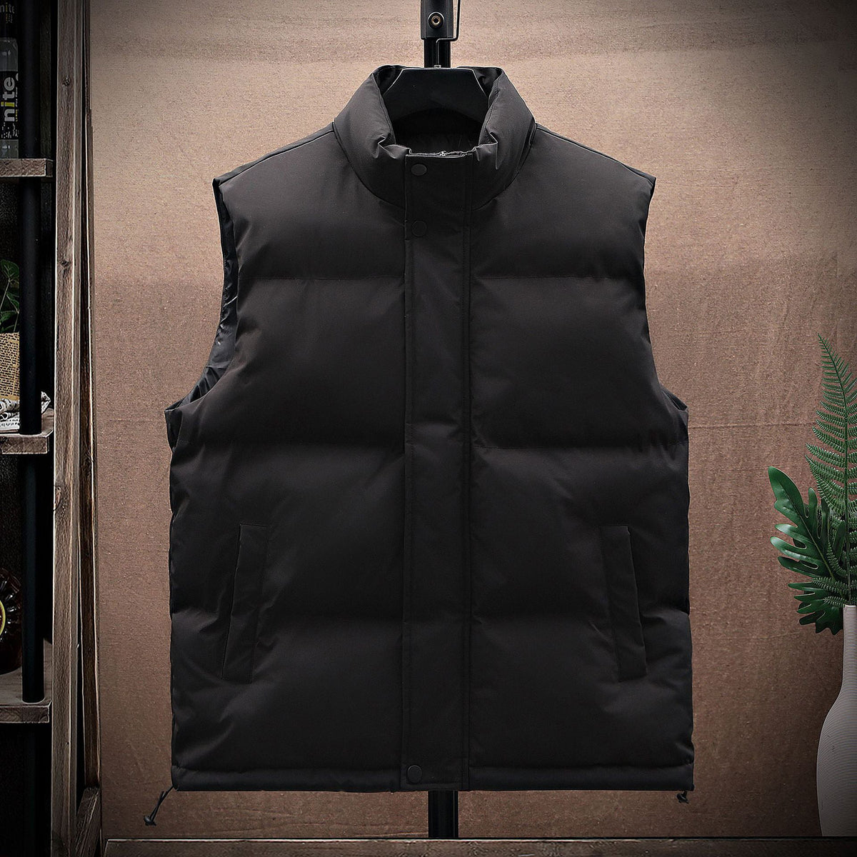 New padded warm cotton-padded vest coat