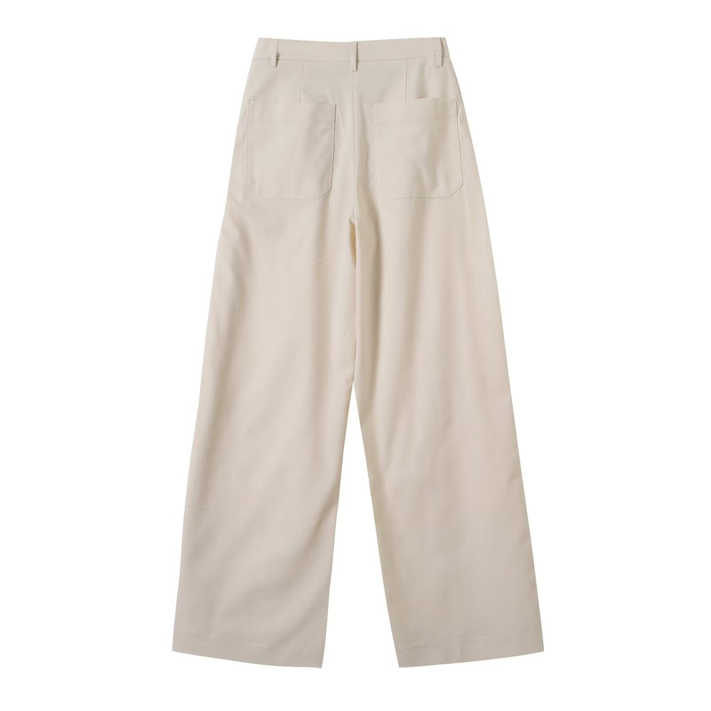 Women's loose linen blended casual pants