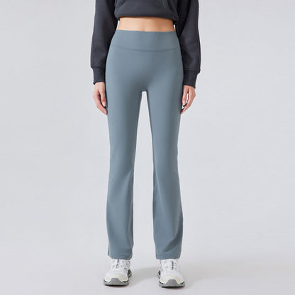 LU Women's new velvet elastic sports bell bottoms