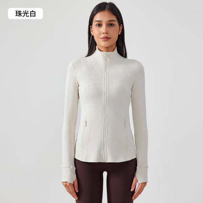 LU  Autumn and Winter New Stretch Running Fitness Yoga Long Sleeve Jacket