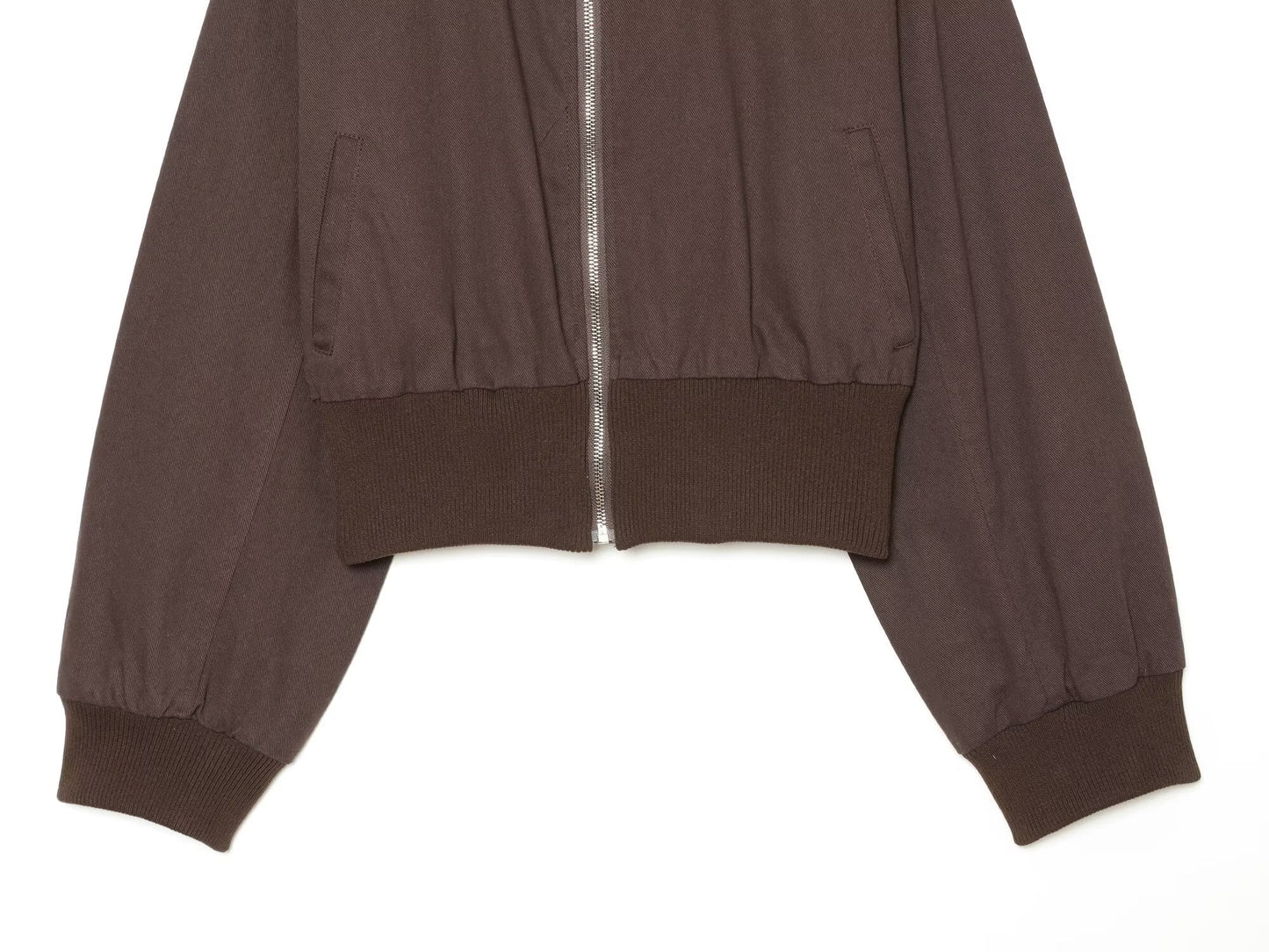 Women's short standing collar pilot jacket