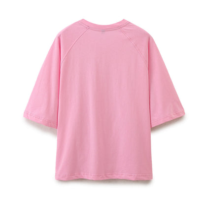 suit Women's 2 pieces double-sided fabric loose T-shirt+Jogging pants