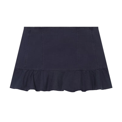 suit Women's 2 pieces breasted decorative vest style top+skirt