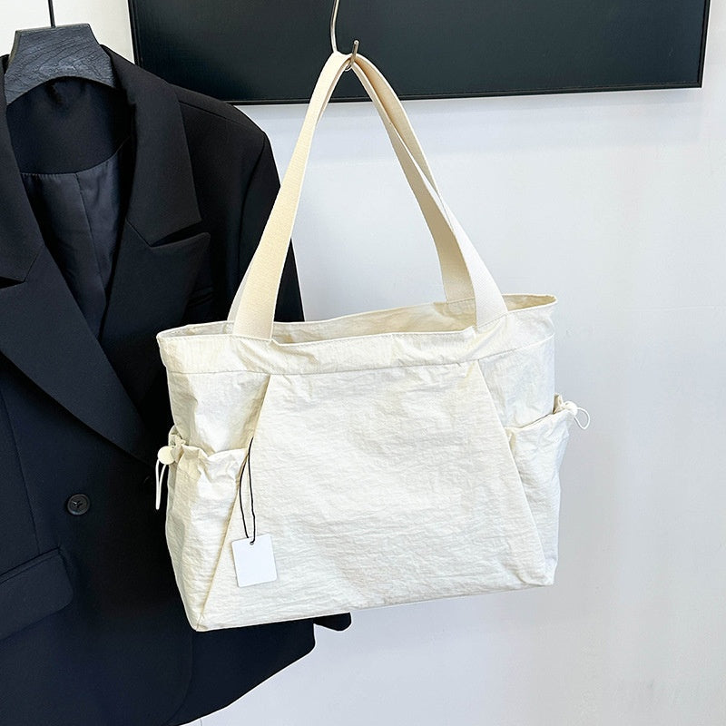 2025 new female large-capacity canvas tote bag sports portable shoulder bag