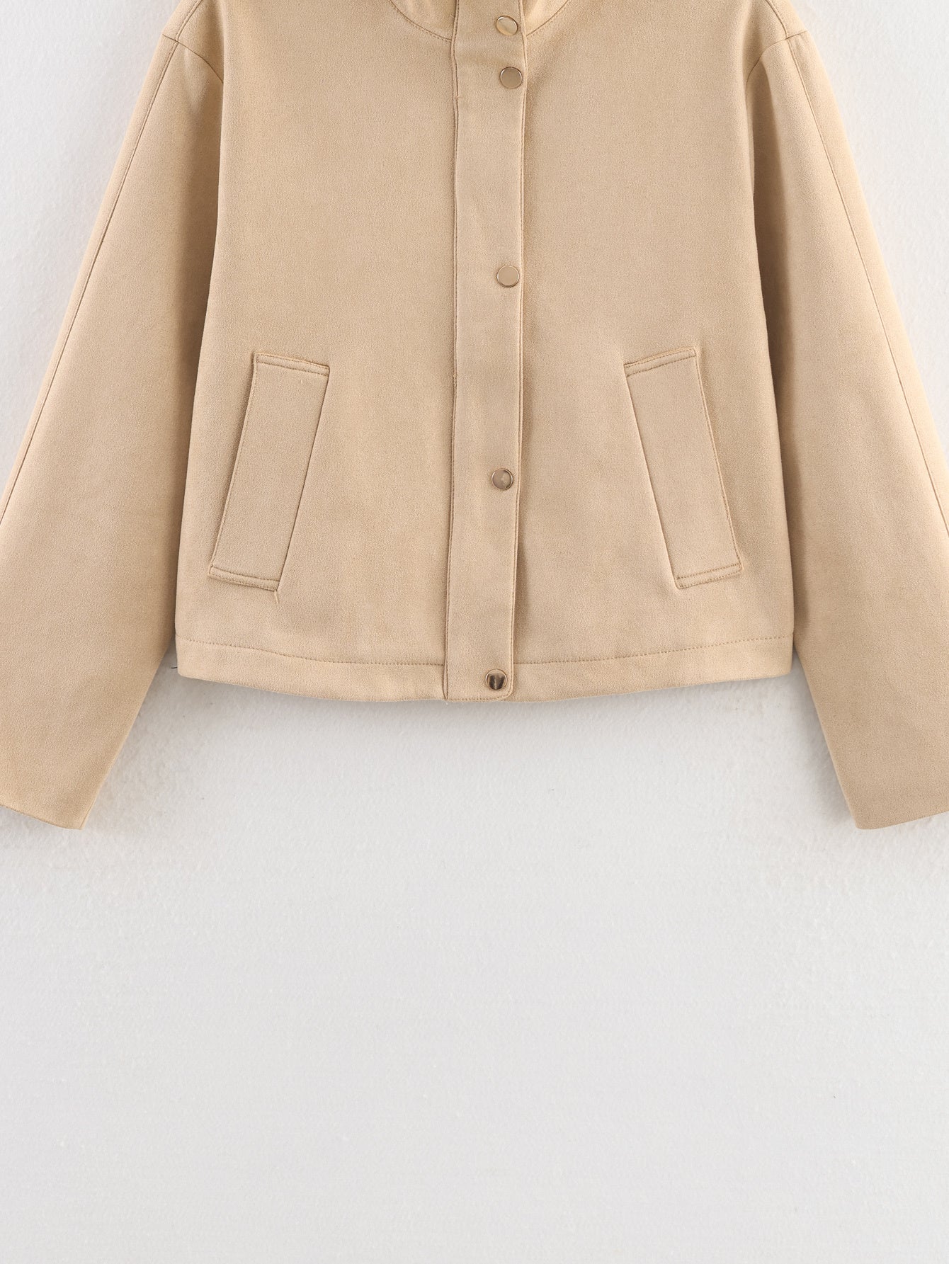 Women 2025 New Fashion Suede Jacket