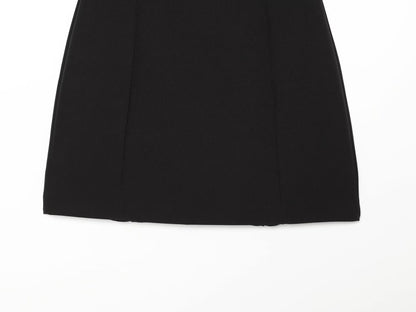 Women's opening design slim mini dress