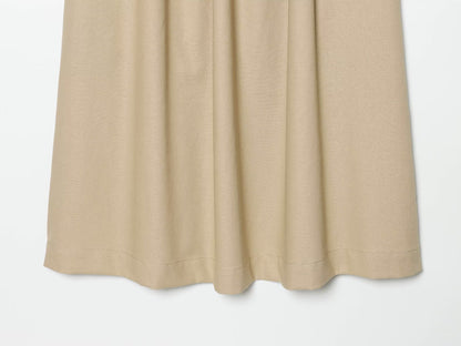Women's off shoulder linen blended MIDI dress