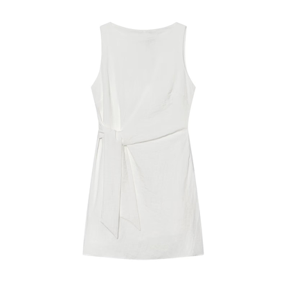2026 Women's Sleeveless Waist-Tied Dress