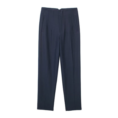 2026 Women's multi-color pleated high waisted pants