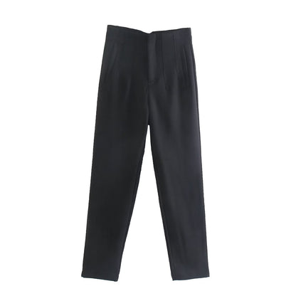 2026 Women's multi-color pleated high waisted pants