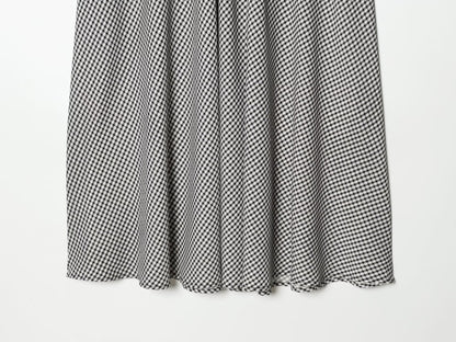 Women's casual plaid MIDI skirt