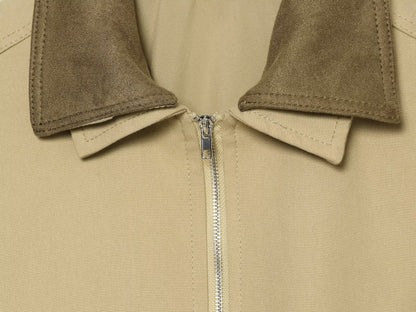 Women's patchwork lapel jacket Coat