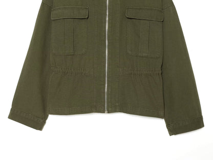 Women's drawstring design casual workwear Coat