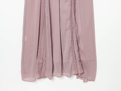 Women's patchwork waistband MIDI dress