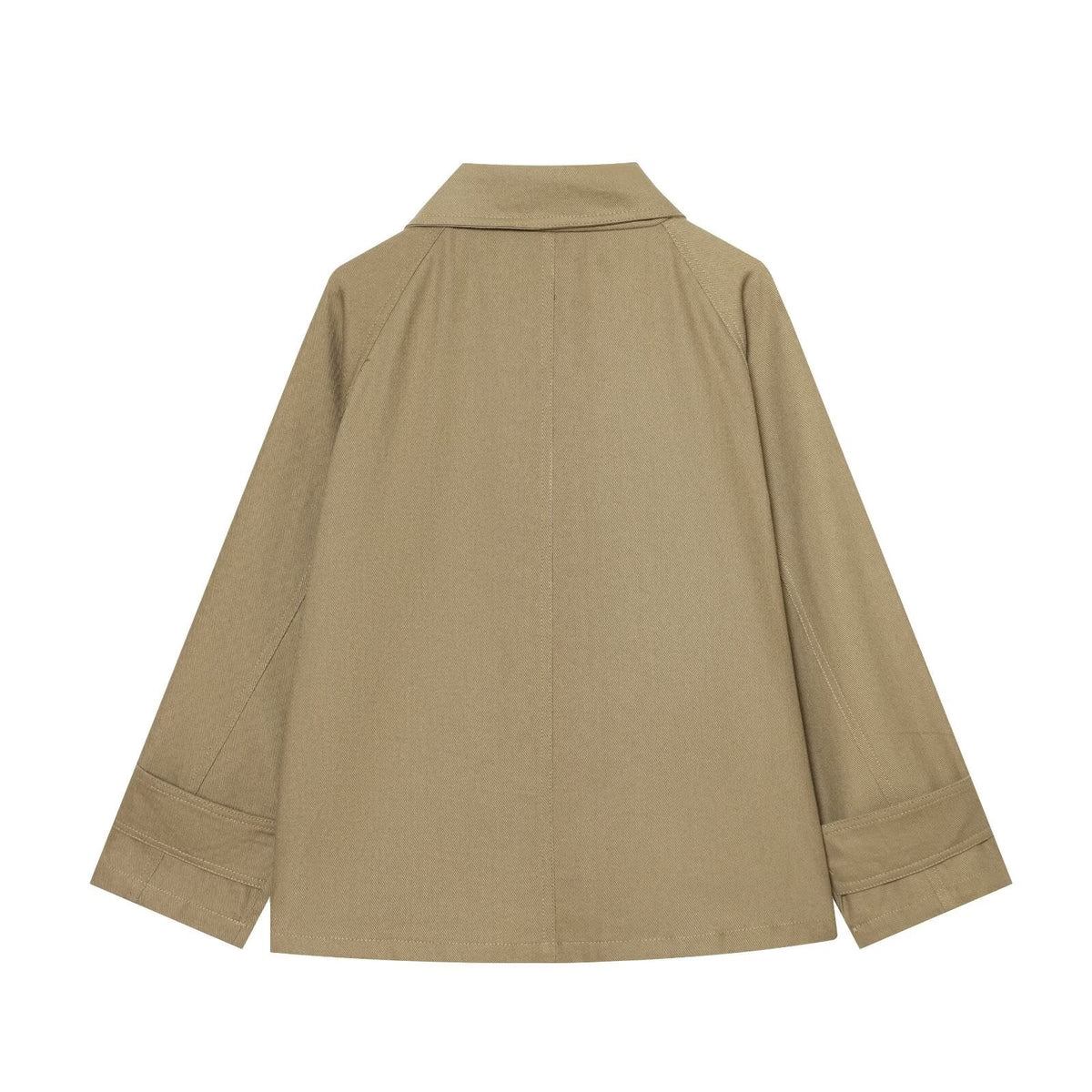 Women's retro lapel loose parkour workwear Coat