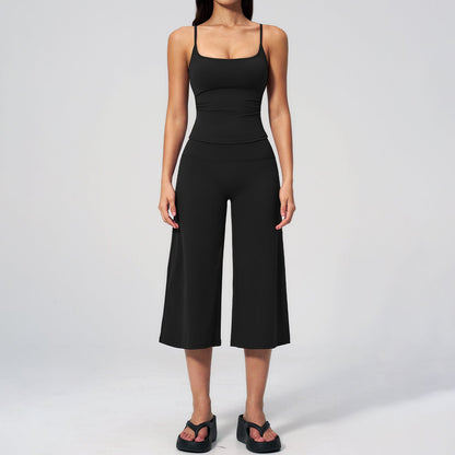 Women's new yoga vest quick-drying pants yoga suit
