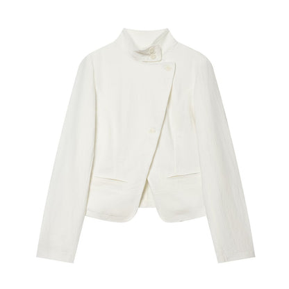 suit Women's 2 pieces slim stand collar Coat+shorts