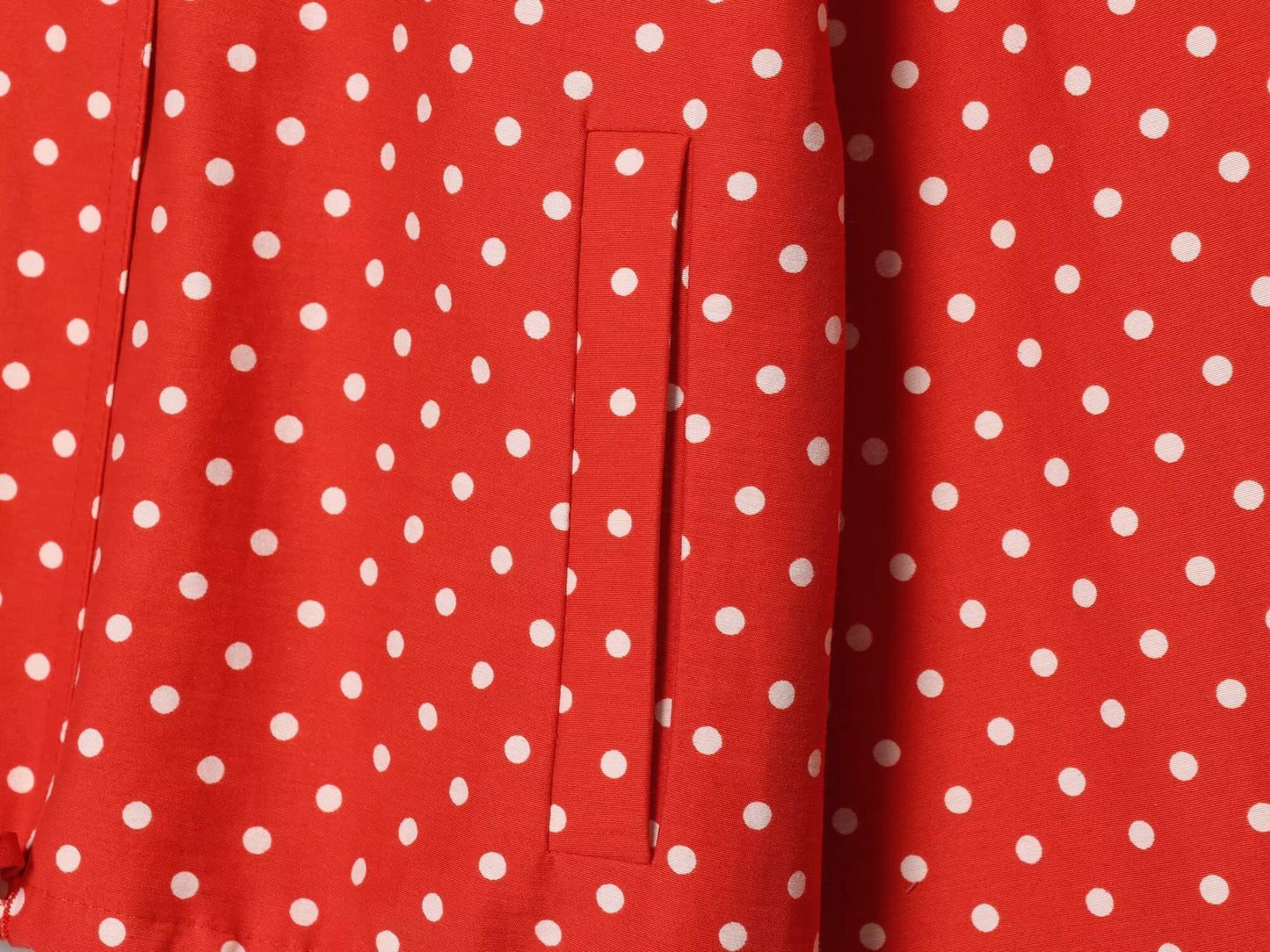 Women's casual polka dot bubble sleeve Coat
