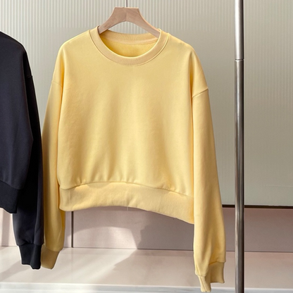 Women's new casual O-neck short sweater
