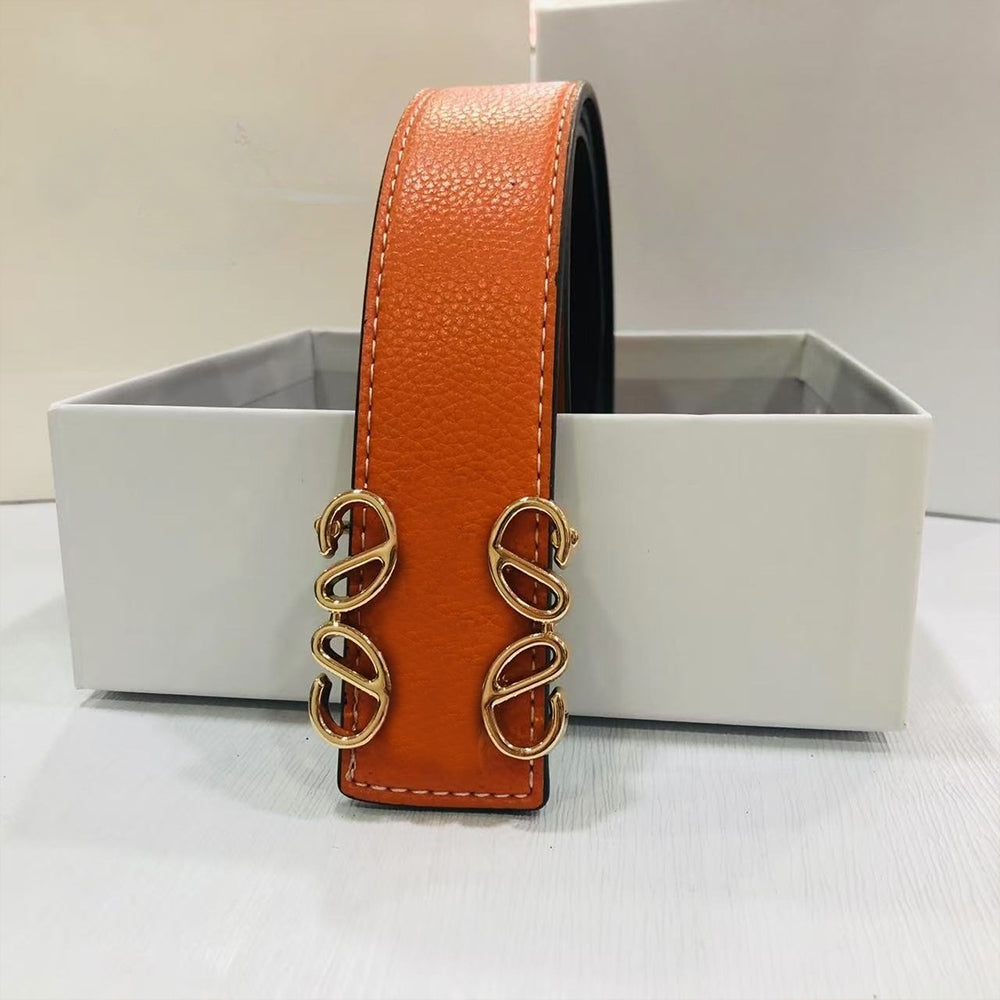 Women's new casual Joker wide belt with A Box