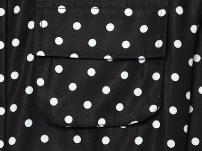 suit Women's 2 pieces With Belt polka dot shirt style Coat+Pants