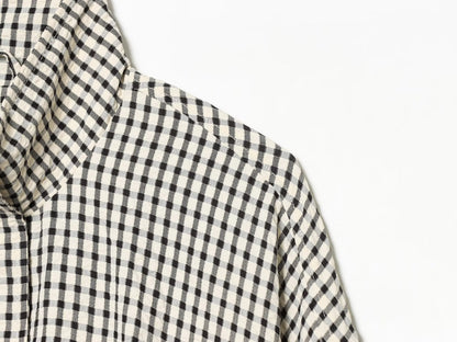 Women's casual plaid pilot jacket Coat