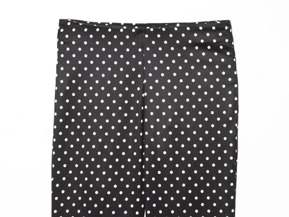 Women's slim casual polka dot cropped pants
