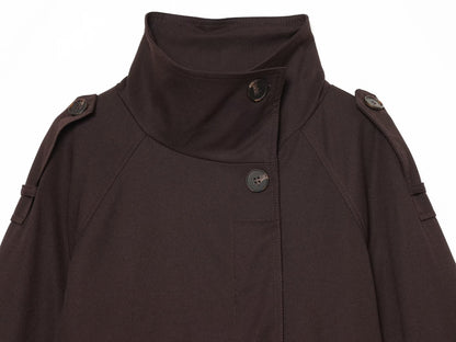 Women's with belt warm cotton windbreaker Coat