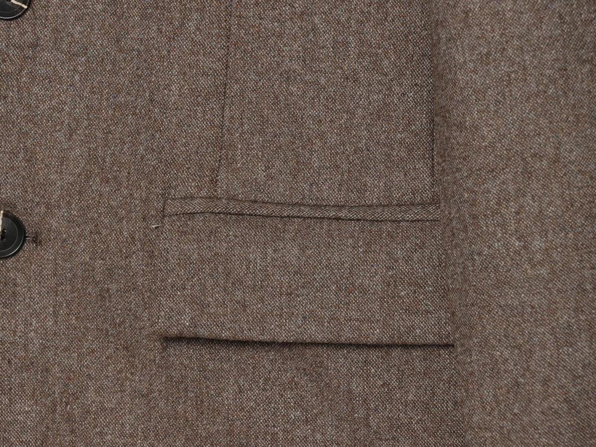 Women's flip cover decoration wool blend Blazer Coat