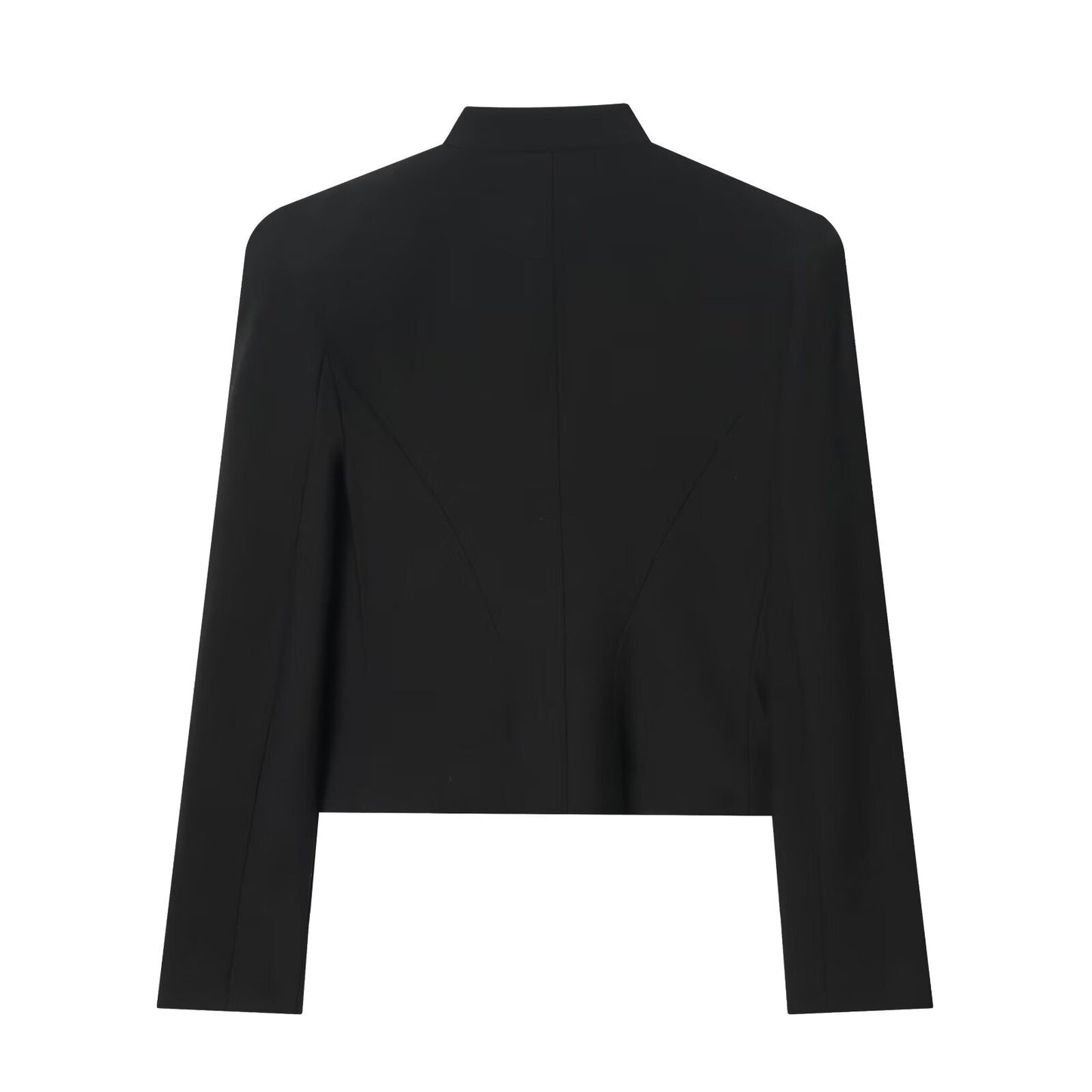 Women's with shoulder pads slim Blazer Coat