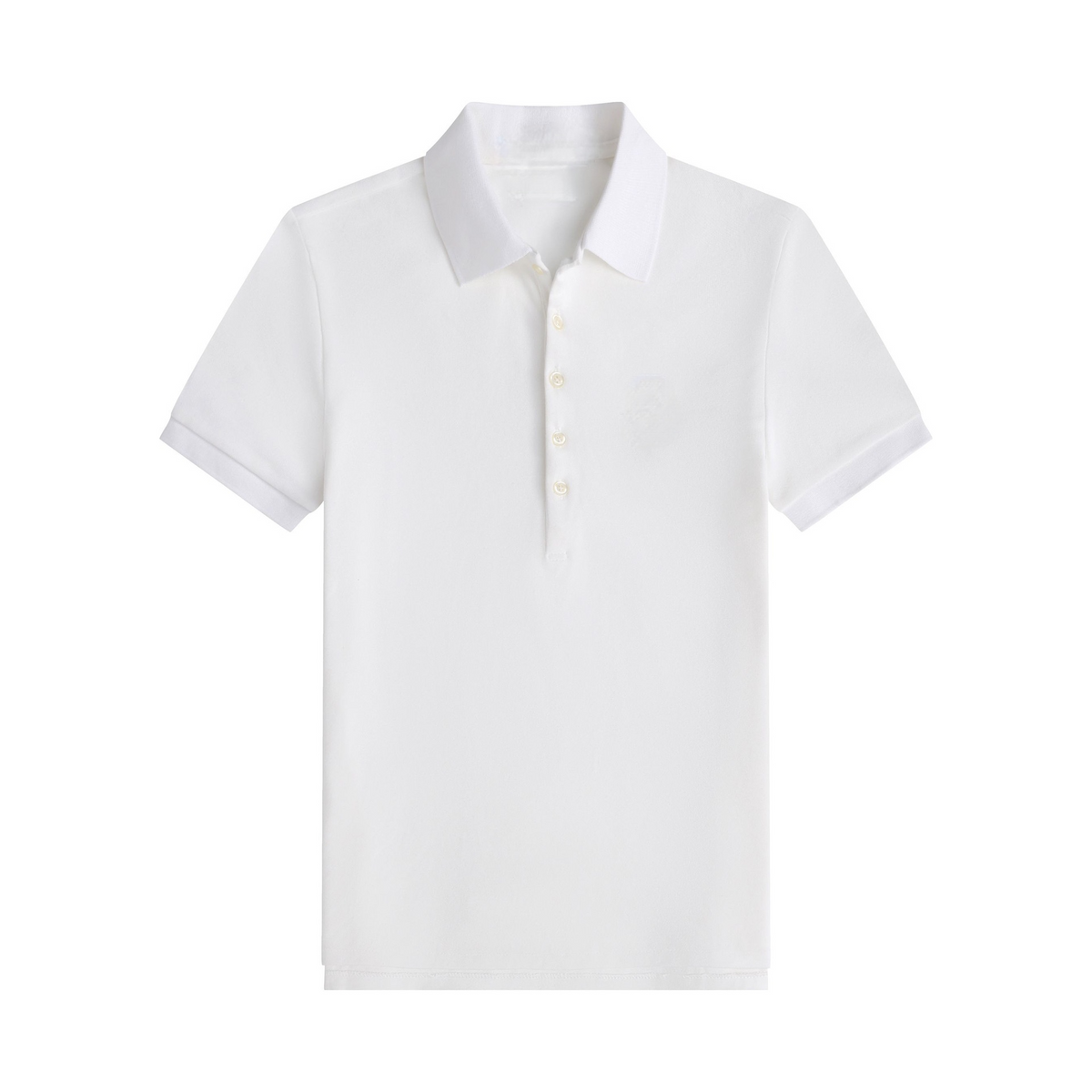 Women's new slim five-button polo shirt lapel T-shirt