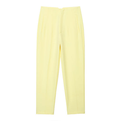 2026 Women's multi-color pleated high waisted pants