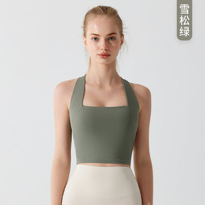Women's New Joker Pilates Vest Long Comfortable Shockproof Yoga Underwear Fitness Bra