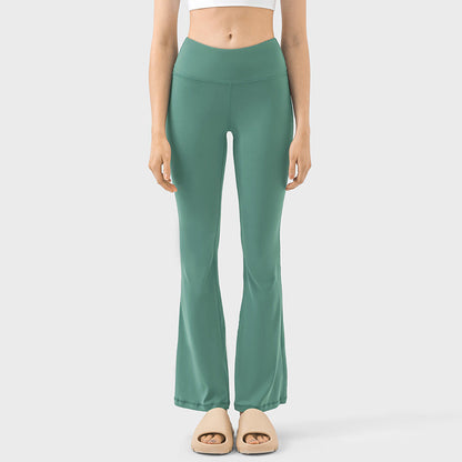 Women's New Slim Hip Micro-pull Yoga Pants High Elastic Nude Joker Fashion Sports Casual Pants