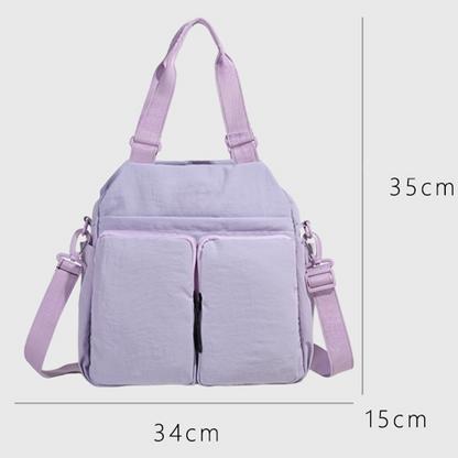 Women's new leisure large-capacity multi-pocket portable messenger bag