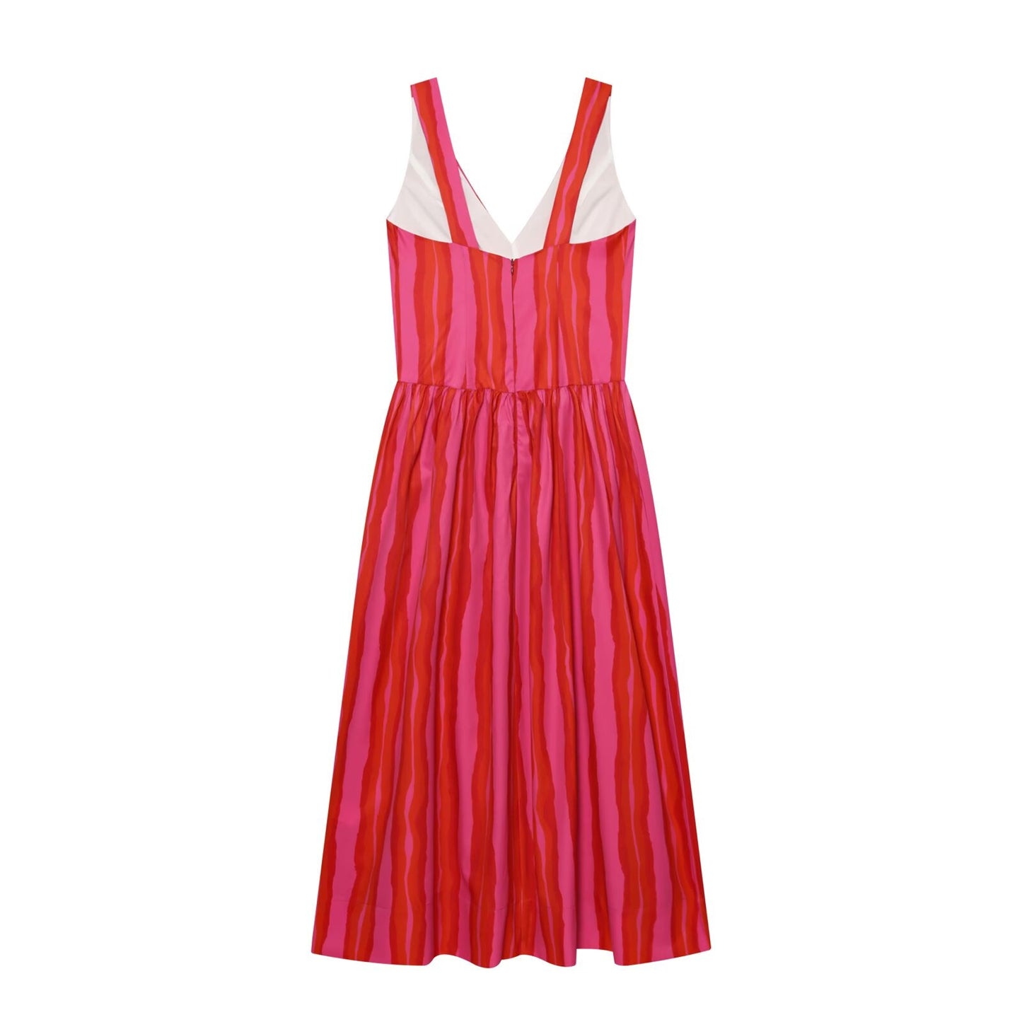 Women's rope knot decorative striped dress