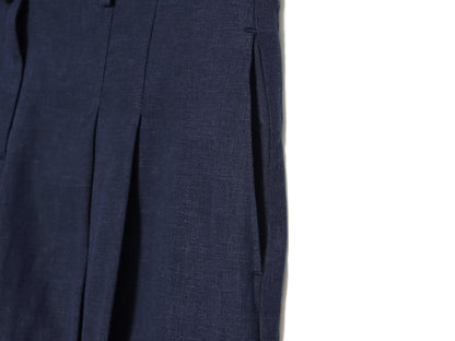 suit Women's 2 pieces with Belt linen blend vest+Long style casual shorts