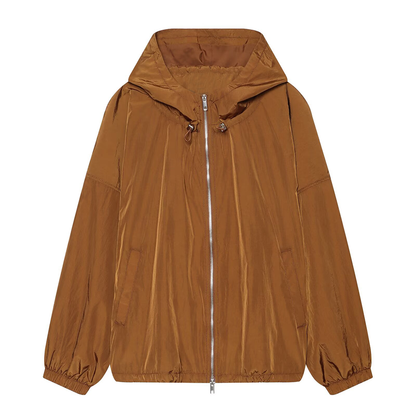 Women's casual hooded nylon Coat