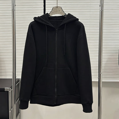 Women's new casual loose fleece hooded sweater