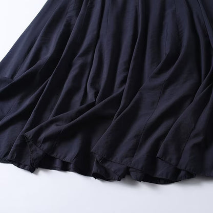Women's casual draped MIDI skirt