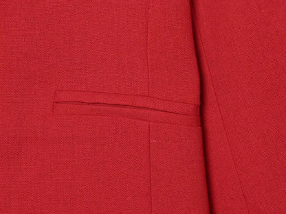 Women's casual linen blend Blazer Coat