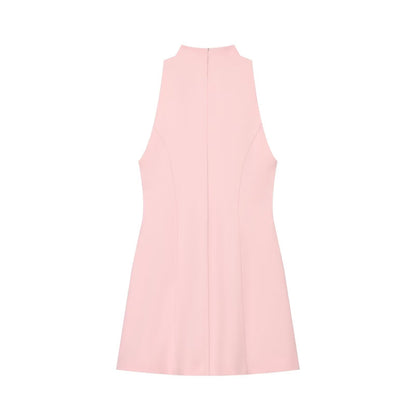 Women's opening design slim mini dress