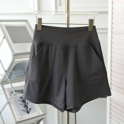 2026 ladies new summer training loose breathable yoga shorts running.