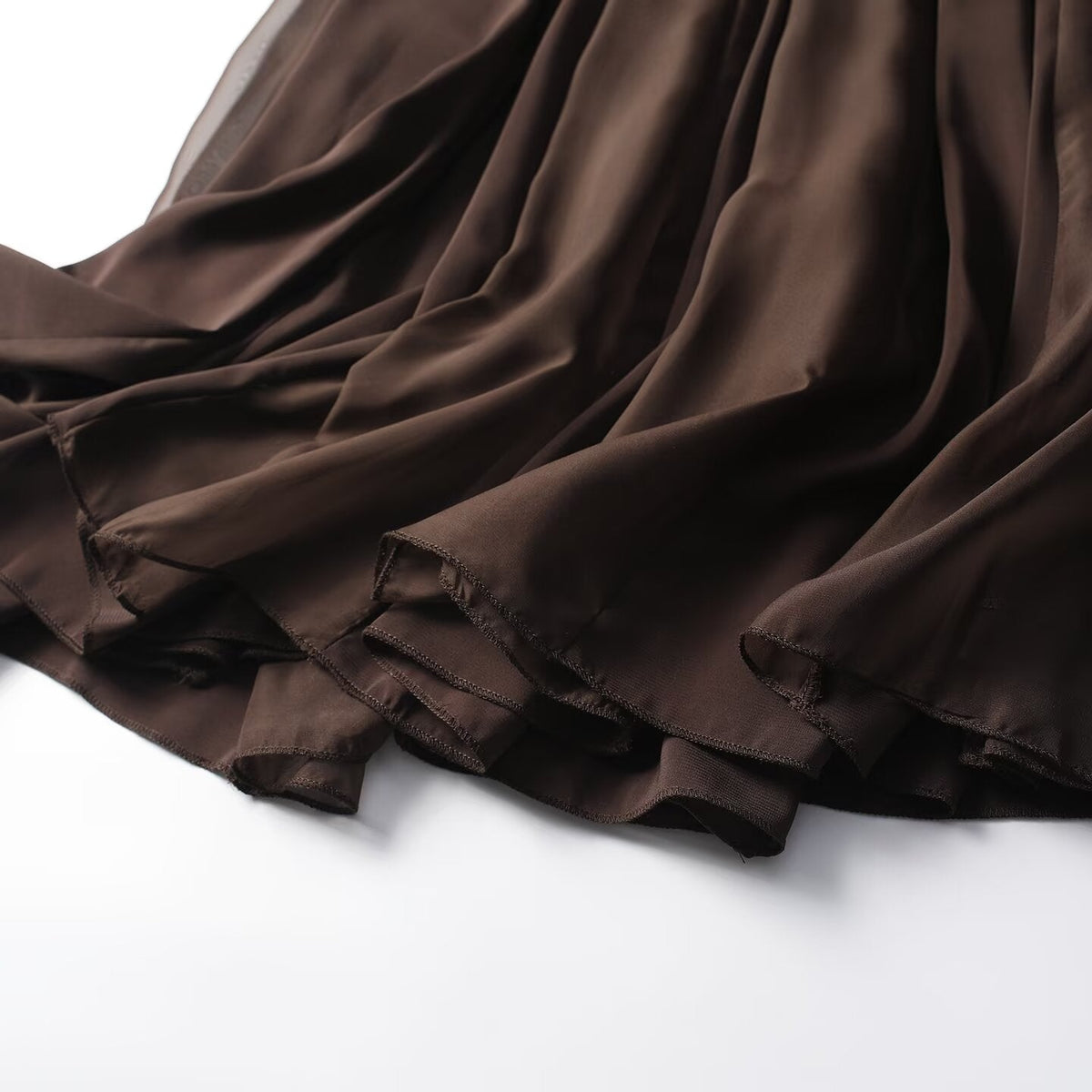 Women's patchwork pleated MIDI skirt