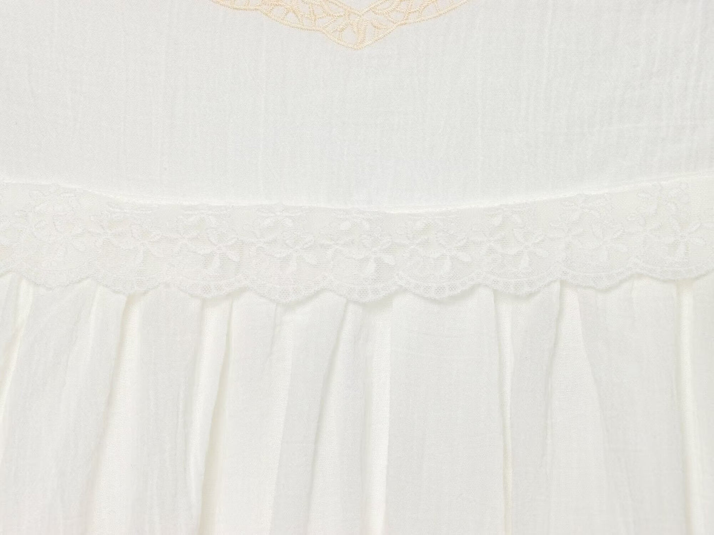 Women's chiffon embroidered mini dress