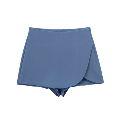 Women's multi-color slim high waisted culottes